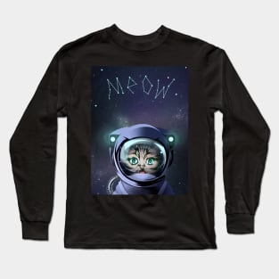 Space Cat Long Sleeve T-Shirt